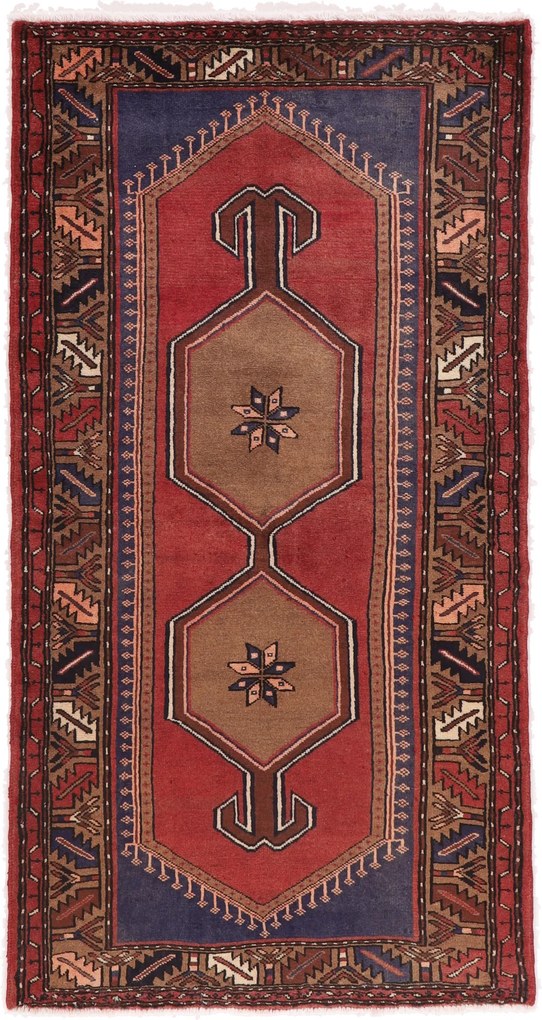 Hamedan Tappeto 110x210 (Iran) Annodato A Mano