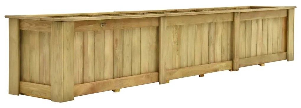 Fioriera Rialzata 291x50x50 Cm İn Legno Di Pino Impregnato /