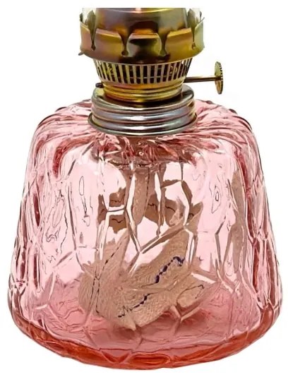 Lampada a olio POLY 38 cm rosa