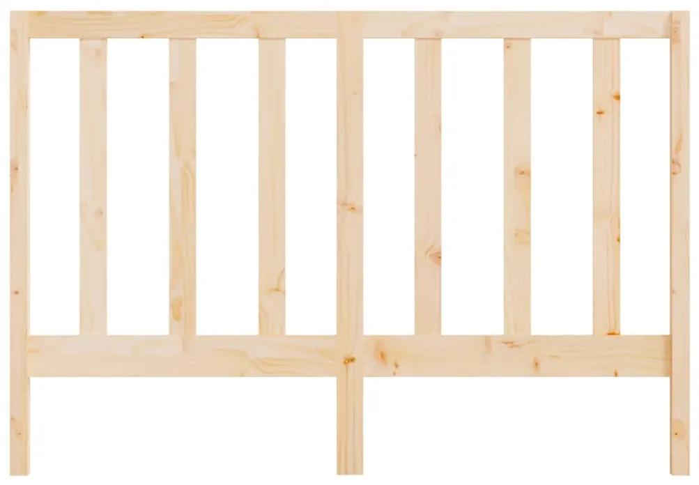 Testiera per letto 141x4x100 cm in legno massello di pino