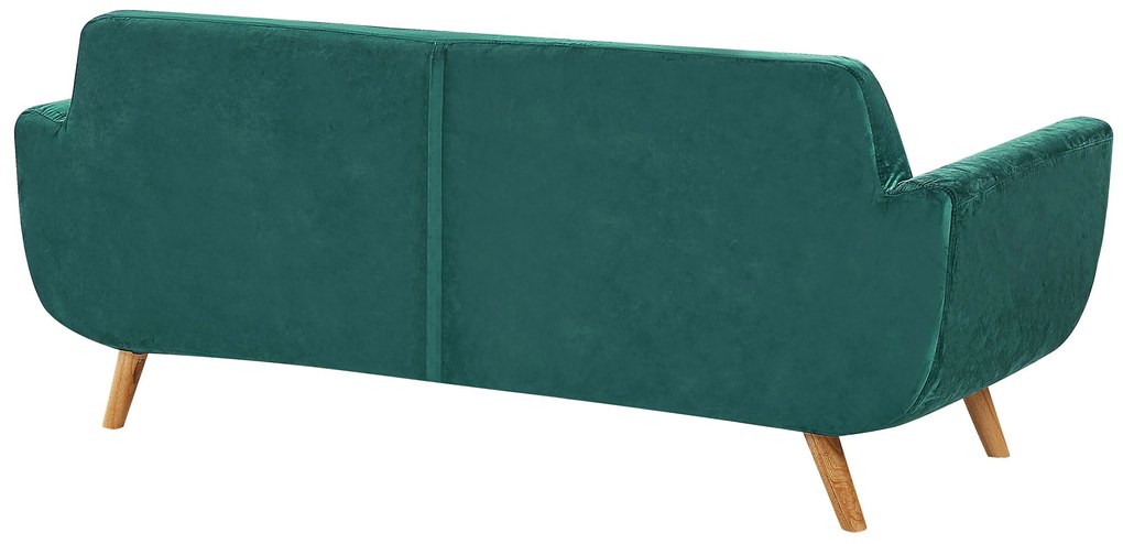 Copridivano 2 posti Verde Smeraldo BERNES Beliani