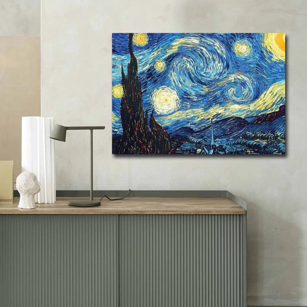 Riproduzione murale su tela, 100 x 70 cm Vincent Van Gogh - Wallity