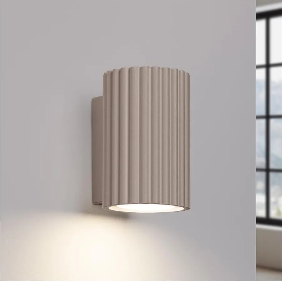 Brilagi - Lampada da parete LED CRESTO 1xGU10/10W/230V 10 cm taupe