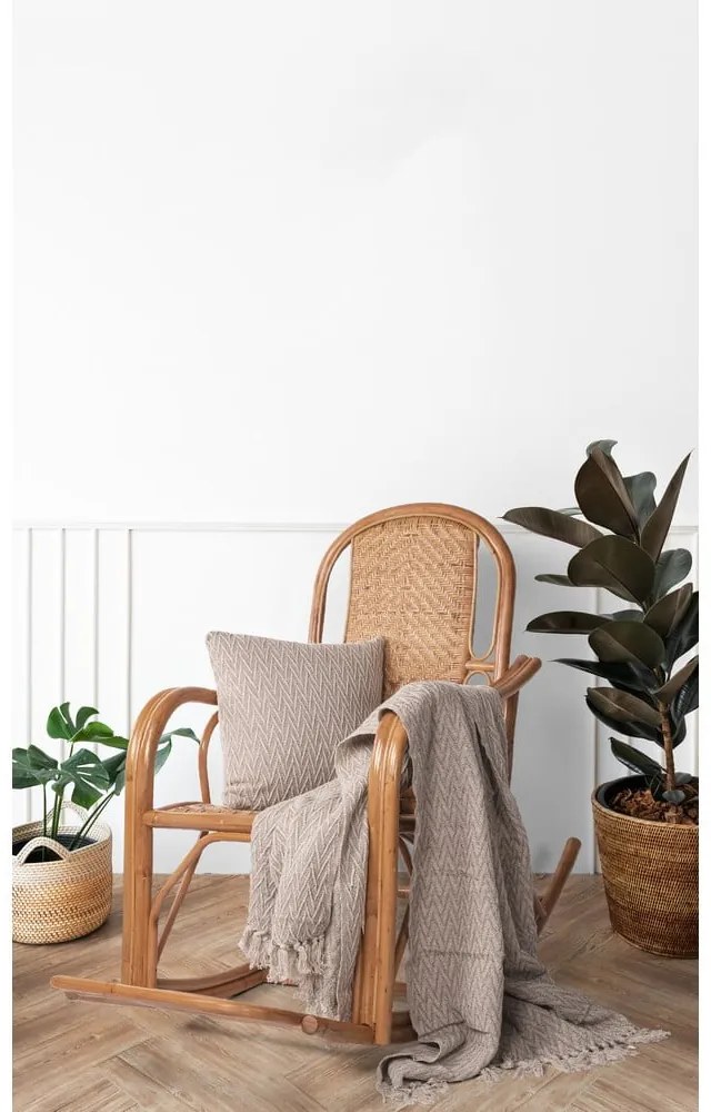 Coperta in cotone riciclato 130x170 cm Alpana - Tiseco Home Studio