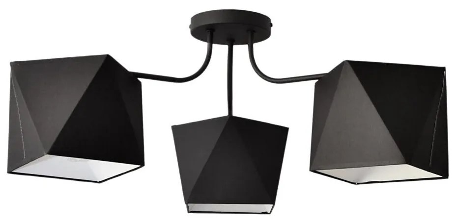 Lampadario ADAMANT 3xE27/15W/230V nero