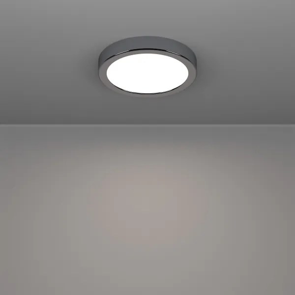 Eglo 901762 - Plafoniera LED per bagno FUEVA LED/7,5W/230V Ø16,6 cm IP44 cromo