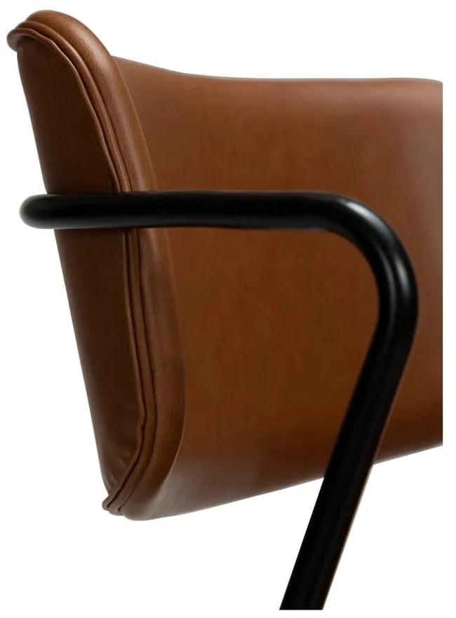 Sedia in similpelle marrone Zed - DAN-FORM Denmark