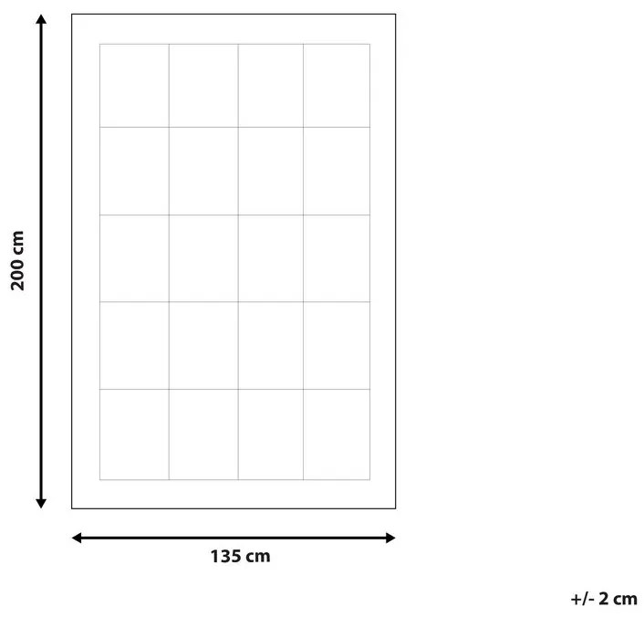 Piumino doppio strato extra caldo 135 x 200 cm KABRU Beliani