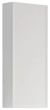 Pensile bagno Pixel laccato opaco bianco, 1 anta apertura da sinistra P 17 x L 30 x H 80 cm