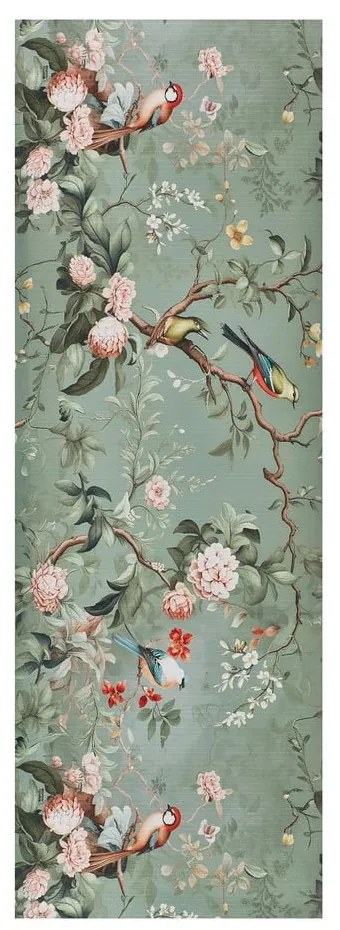 Passatoia verde chiaro lavabile 52x100 cm Ricci Monet – Universal