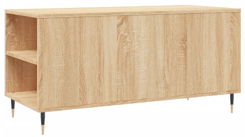 Tavolino Salotto Rovere Sonoma 102x44,5x50 cm Legno Multistrato