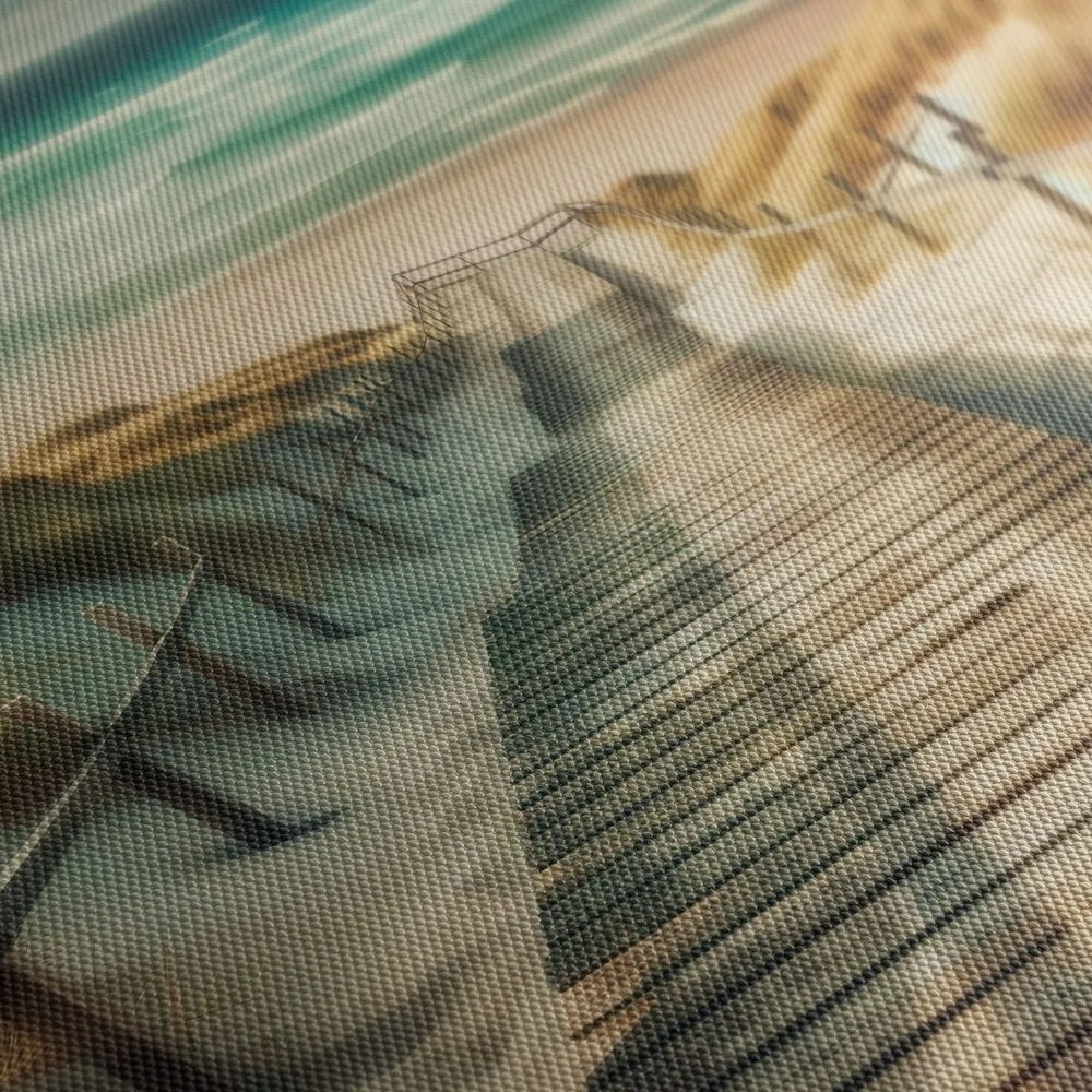 Quadro su tela – Sentiero attraverso le dune verso il mare