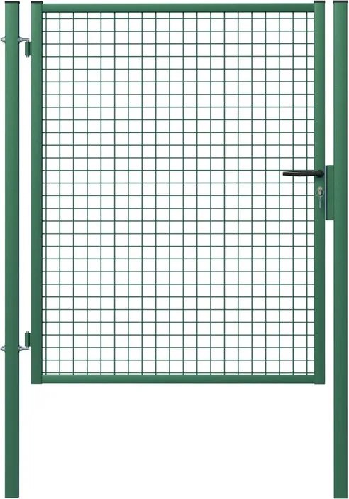 Cancelletto Garden in acciaio verde H 200 x L 100 cm