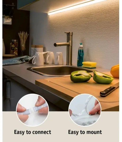 Paulmann 70665 - LED/18W IP44 Striscia da bagno dimmerabile MAXLED 3 m 6500K 230V