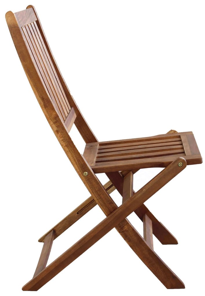 DRESDA - sedia da giardino pieghevole in legno massiccio di acacia