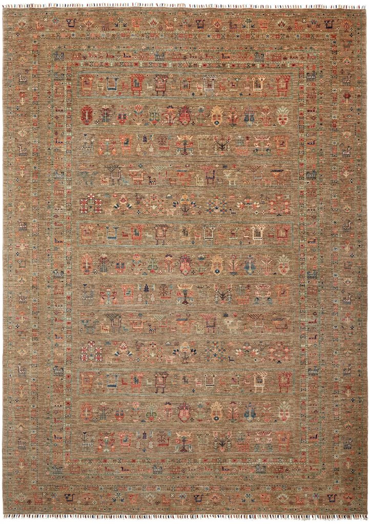Samarkand Tappeto orientale 250 x 340 Beige (Pakistan) Annodato A Mano