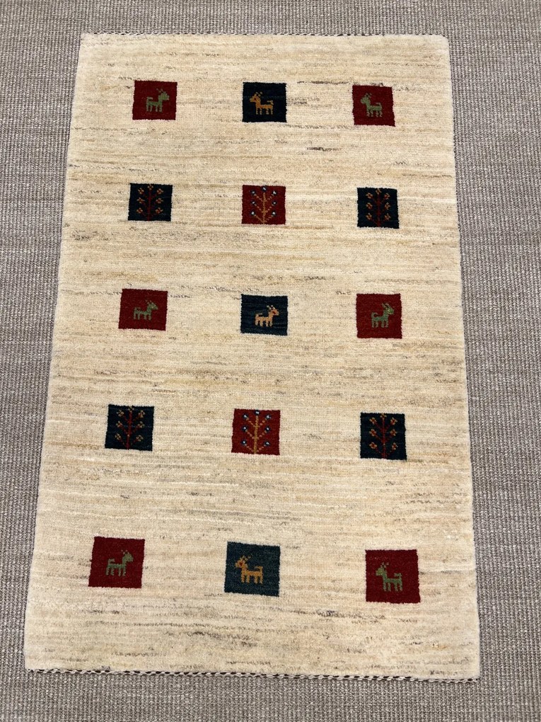 Gashguli Tappeto 120 x 80 Rosso (Iran) Annodato A Mano