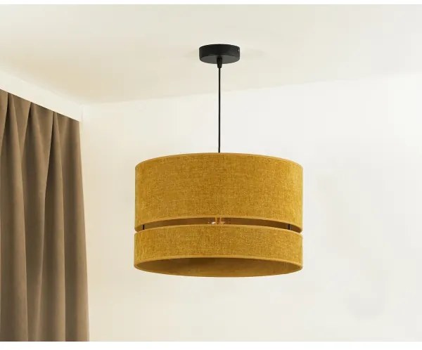 Duolla - Lampadario a sospensione con filo DOUBLE 1xE27/15W/230V diametro 40 cm arancione