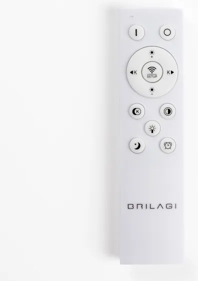 BRILAGI - Lampadario LED dimmerabile su cavo FALCON II LED/99W/230V Ø 60 cm bianco + telecomando