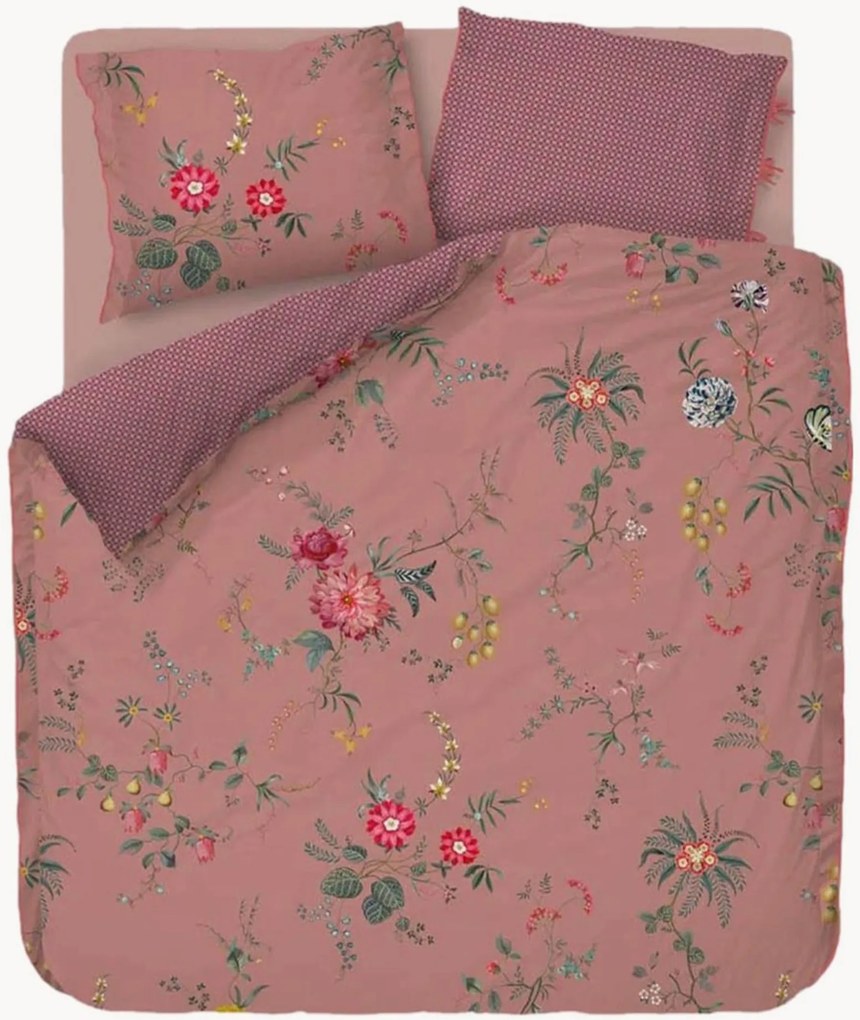 Set di biancheria da letto in percalle di cotone Fleur Grandeur