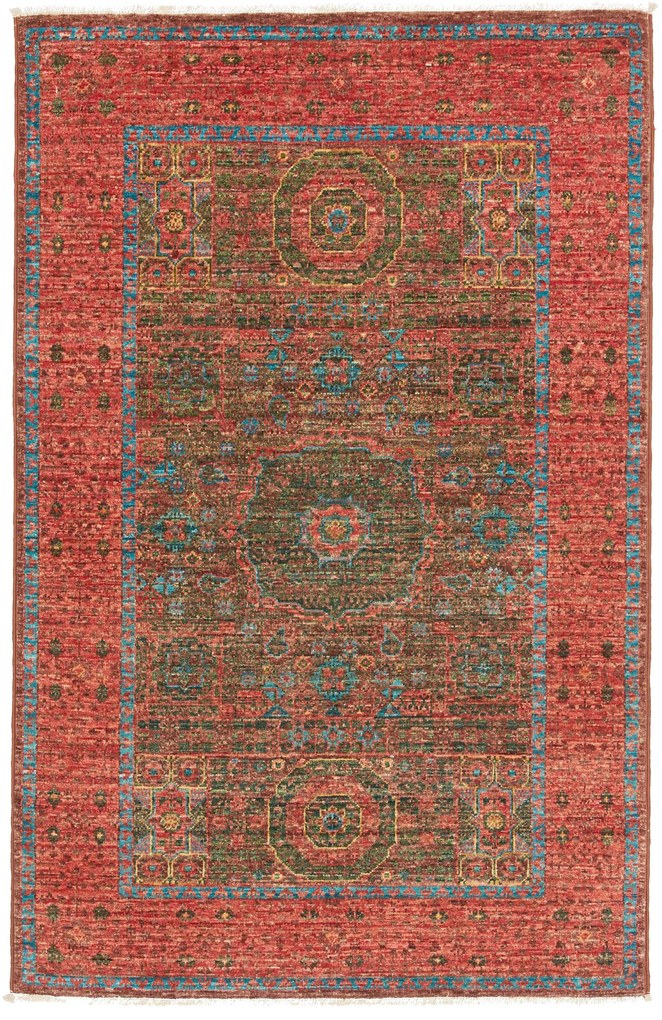 Mamluk Tappeto 120x80 Marrone (Pakistan) Annodato A Mano