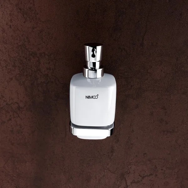 NIMCO MA set-31K-26 - Distributore di sapone, portaspazzolino e gancio a muro MAYA