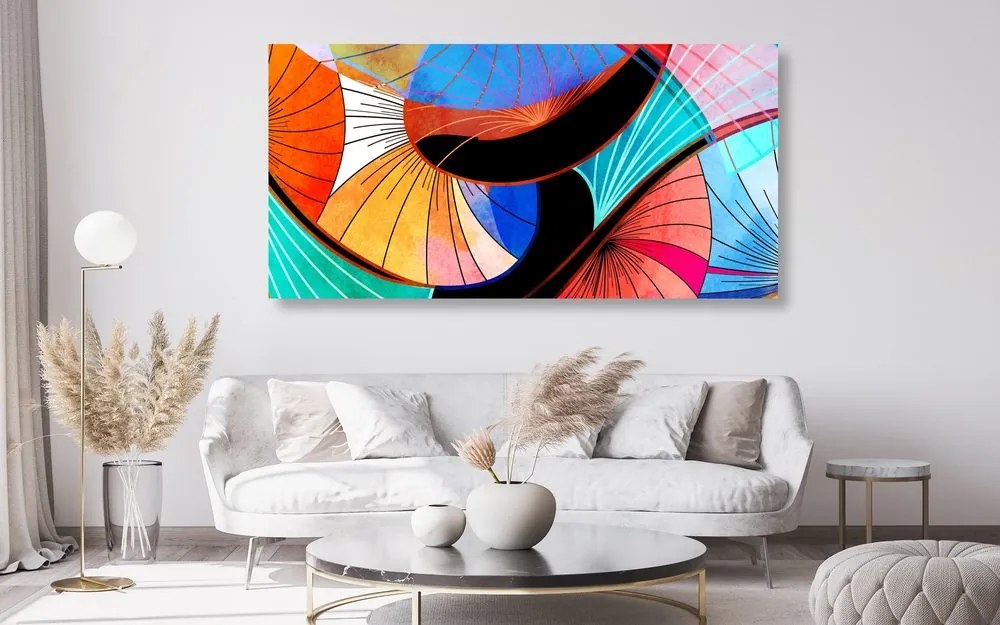 Quadro su tela – Astrazione astratta colorata