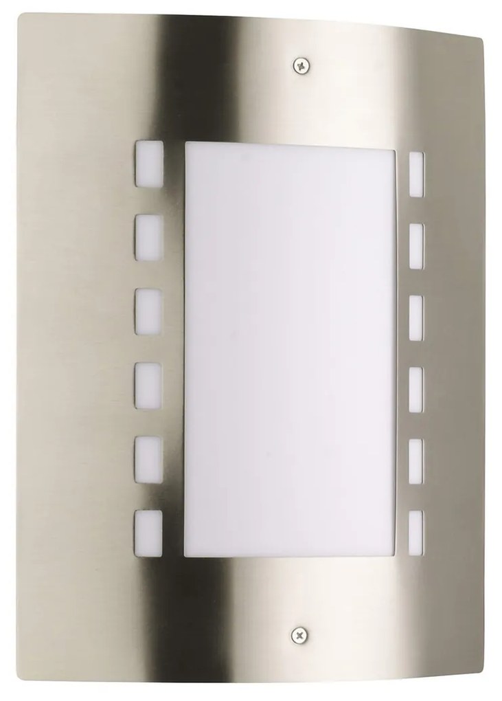 Applique Inox E27 da parete IP54 per esterni - serie METRO