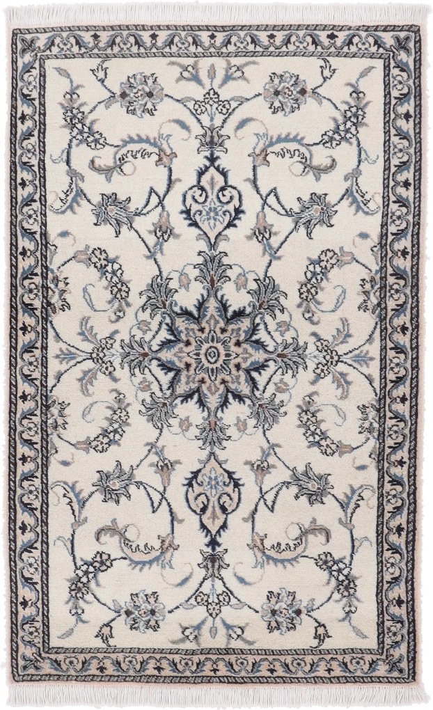 Nain Tappeto 90 x 140 (Iran) Annodato A Mano
