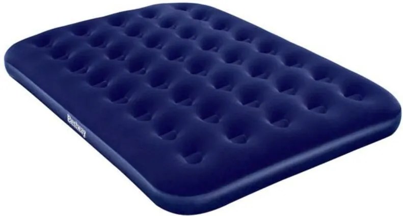 Airbed blu floccato doppio