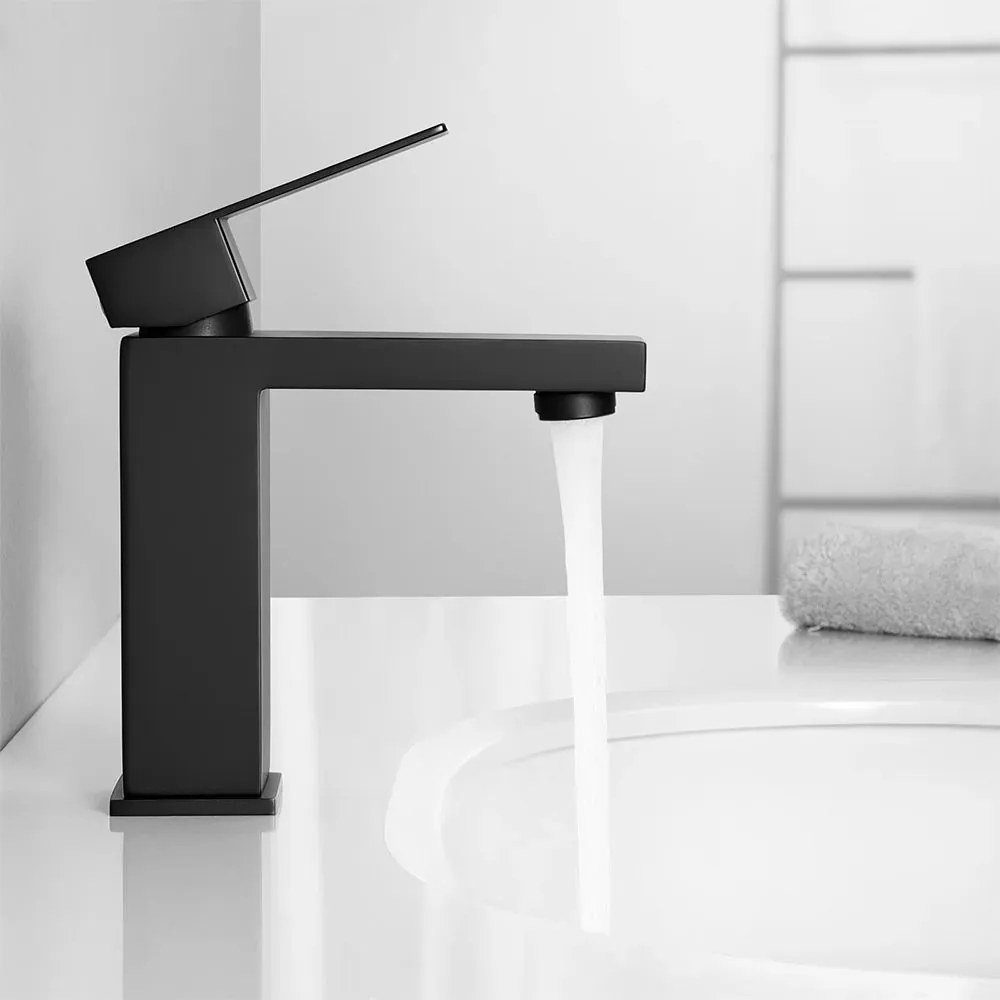 Rubinetto da lavabo REA Fenix Black LOW