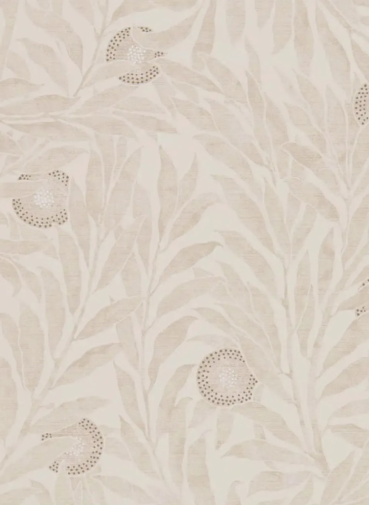Florale Tapete Orange Tree von Sanderson - Oyster