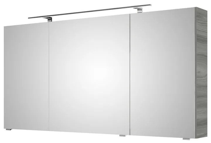 Pensile con luce Cassca PELIPAL grigio L 140 x H 70 x P 15 cm