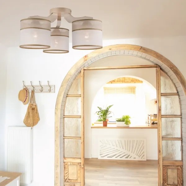 Lampadario a soffitto ANDREA 3xE27/60W/230V