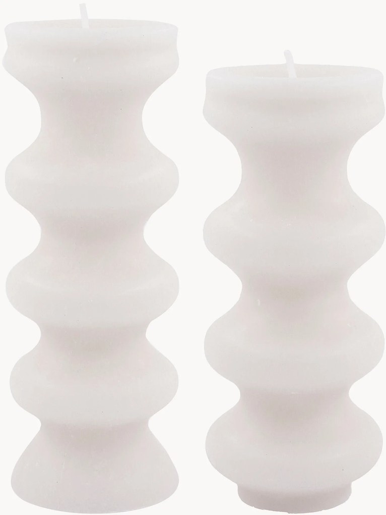 Set di 2 candele fatte a mano Mura