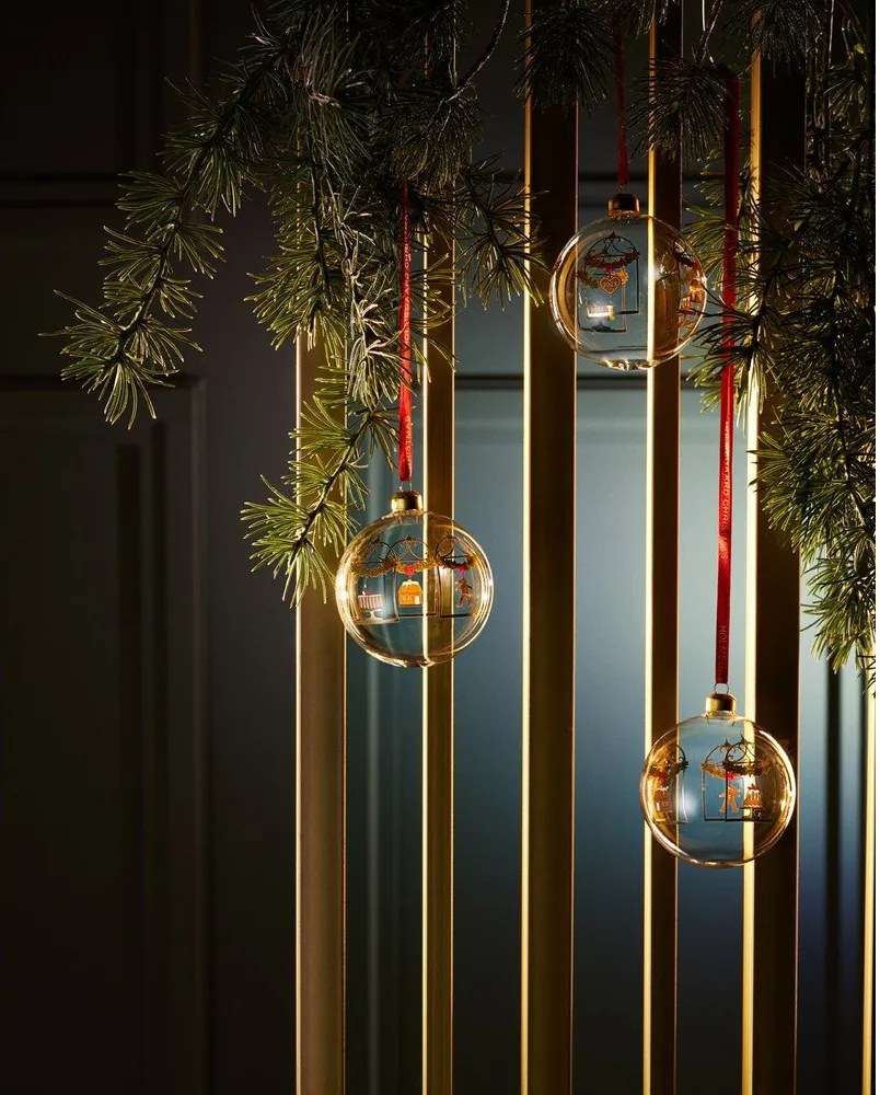 Pallina di Natale in vetro soffiata a mano ø 8 cm Annual Christmas Bauble – Holmegaard