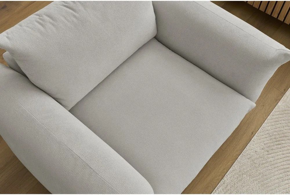 Poltrona in grigio chiaro Ernest – Bobochic Paris