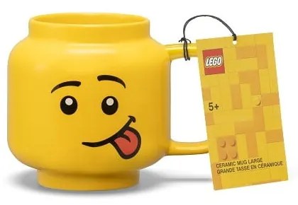 Tazza per bambini in ceramica gialla 530 ml Head - LEGO®