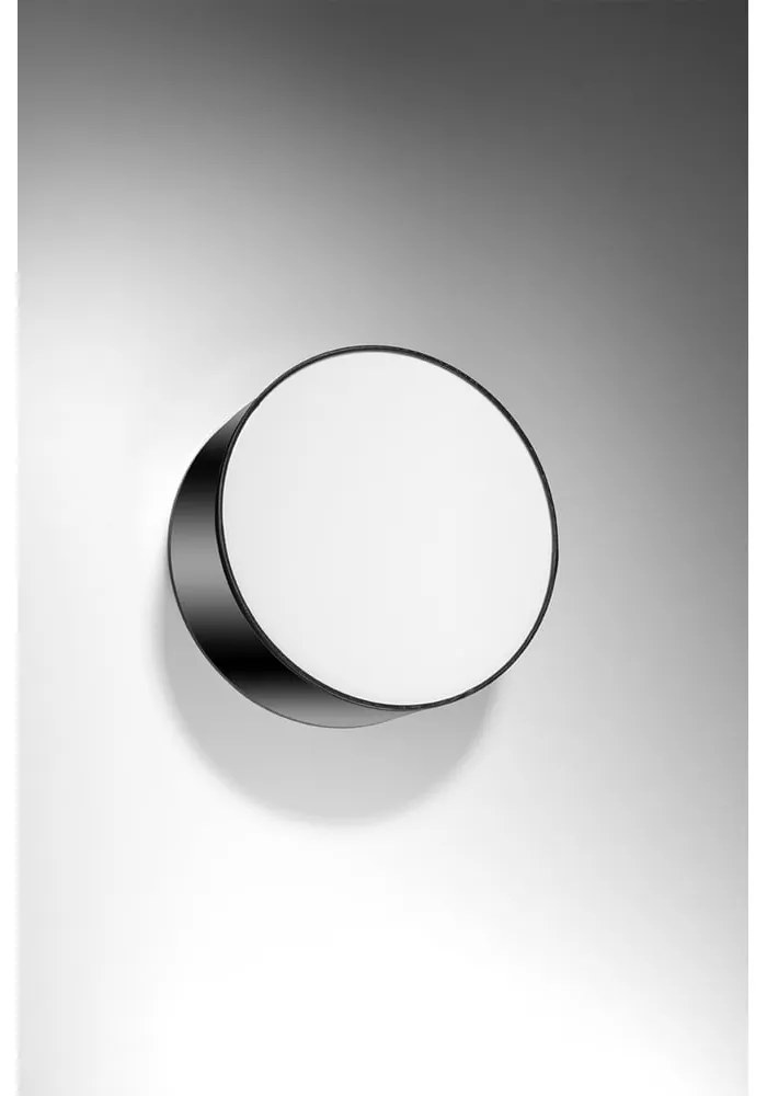 Apparecchio da soffitto nero Atis - Sollux