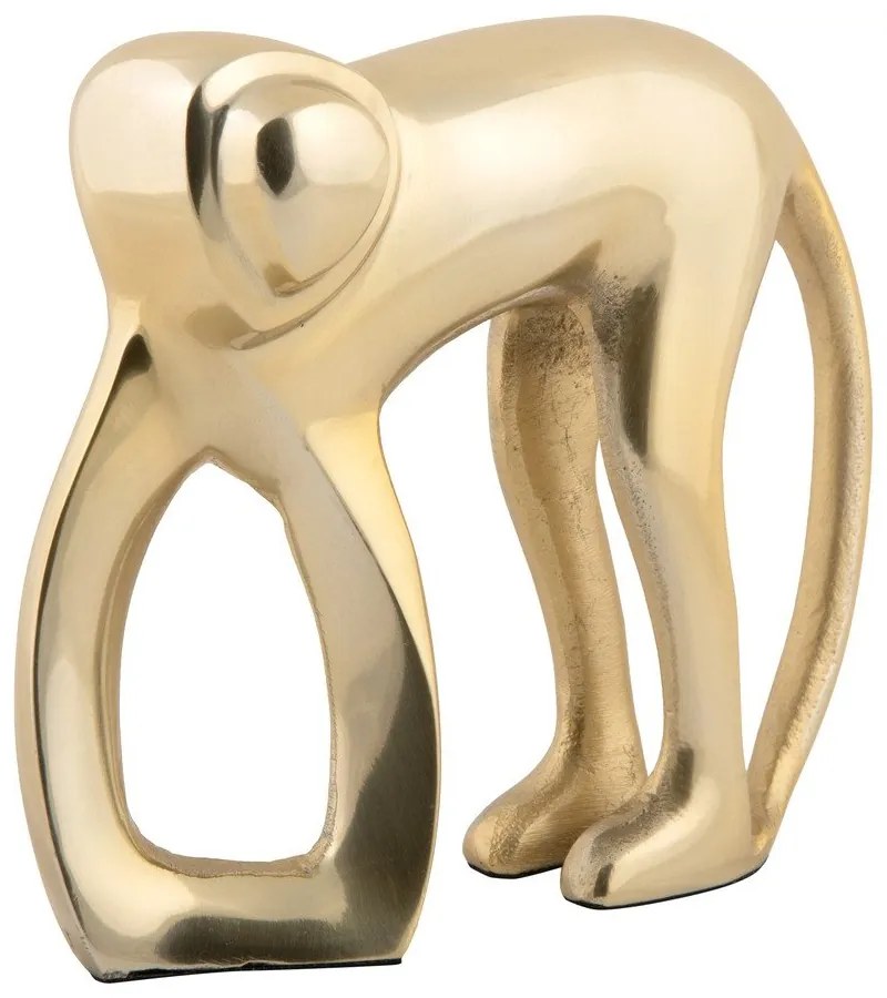 Statua in metallo (altezza 15 cm) Monkey - PT LIVING