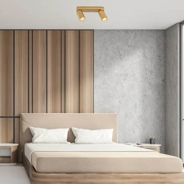 Rabalux 73076 - Faretto MIRINA 2xGU10/5W/230V oro