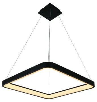 Brilagi - Lampada LED dimmerabile a sospensione su cavo FALCON SLIM LED/50W/230V 50x50 cm nero + telecomando