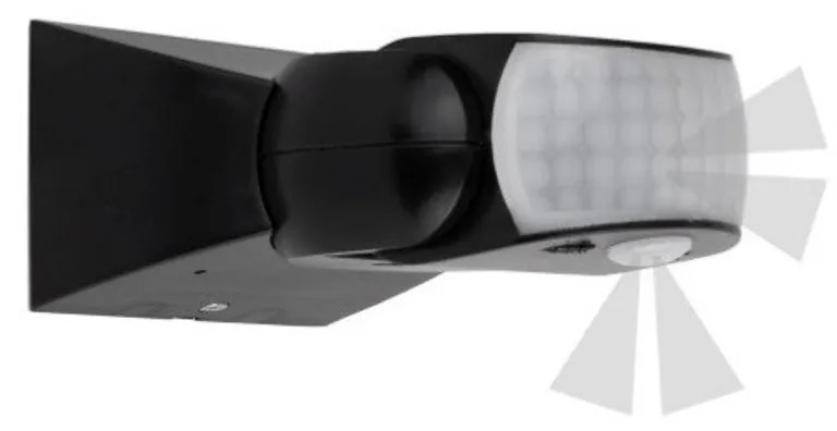 Sensore di movimento protezione IP65 Nero