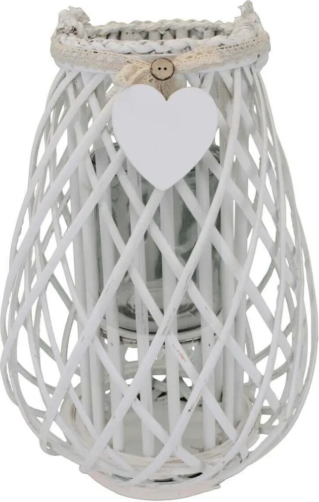 GEORGIE - lanterna in vimini tondo 17 x 41