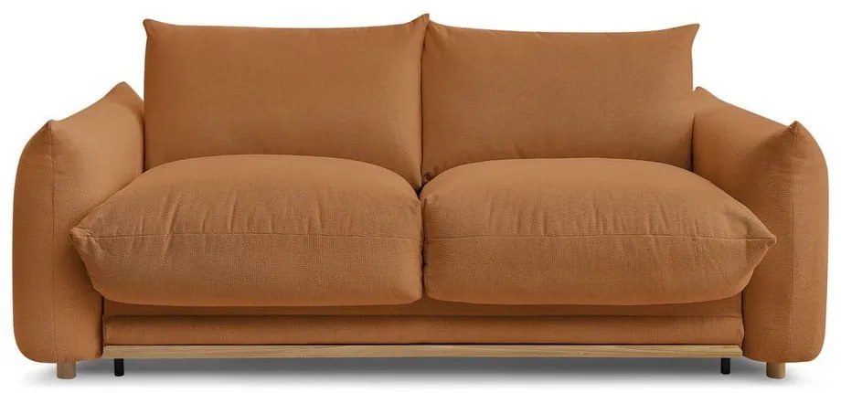 Divano arancione allungabile 214 cm Ernest – Bobochic Paris