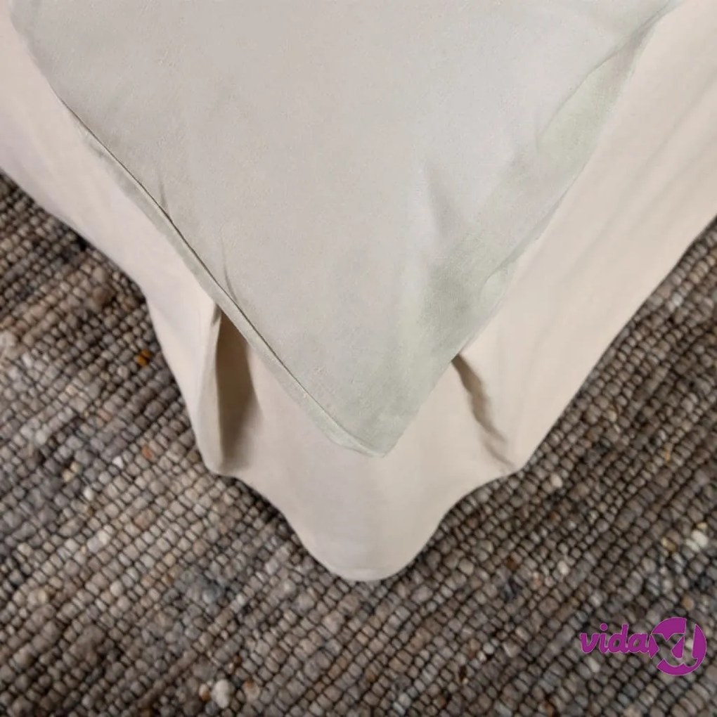 Venture Home Set da Letto Jenna 220x240 cm Cotone Sabbia