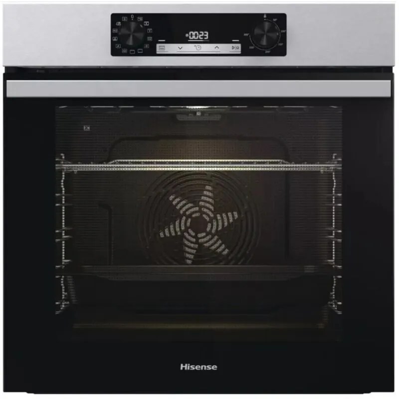Forno da incasso 77L 60cm con pulizia pirolitica, acciaio inox - BI64211EPX - hisense