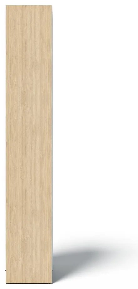 Libreria bianca in rovere 40x188 cm Ella - TemaHome