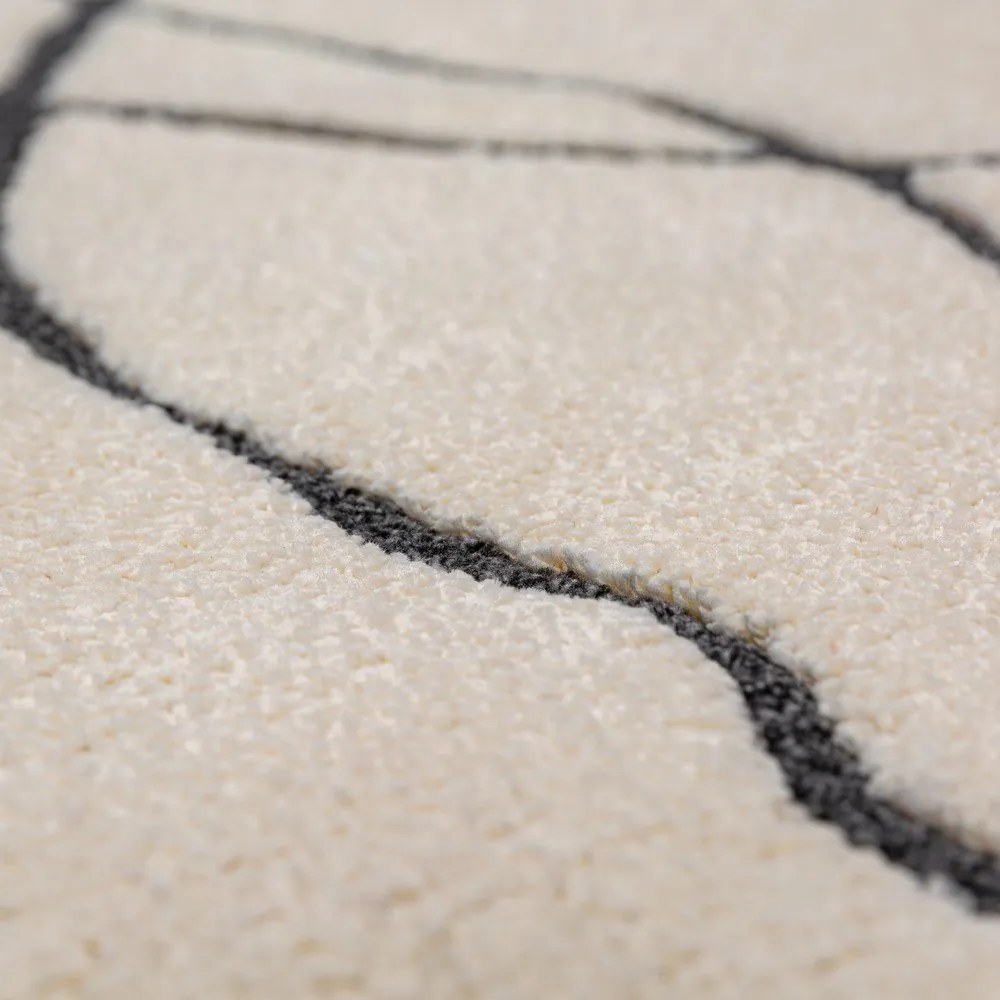 Tappeto color crema 200x290 cm Flow – Flair Rugs
