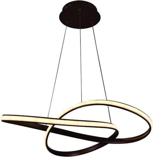 Brilagi - Lampadario a sospensione con filo LED dimmerabile COSMOWAVE LED/70W/230V 3000-6500K marrone + +TC